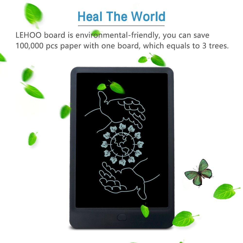 12-tolline LCD-kirjutuspadja märkmik