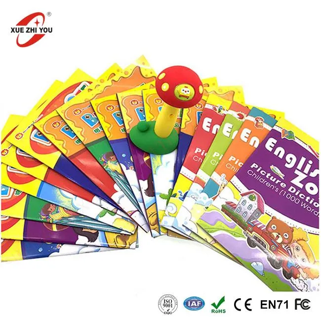 Magic Talking Pen koos ingliskeelsete raamatutega