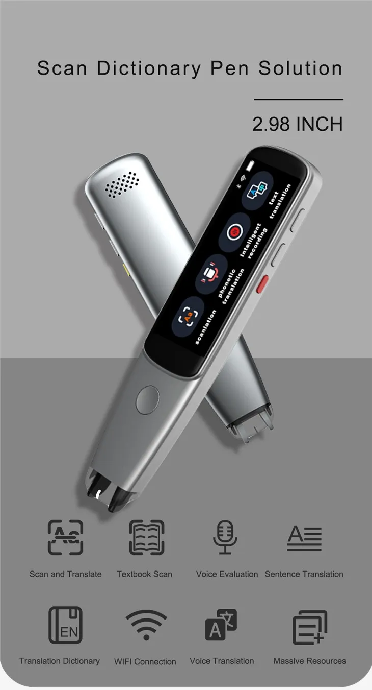 Uus täiustatud skanneriga elektrooniline pliiatsilugeja keele õppimiseks